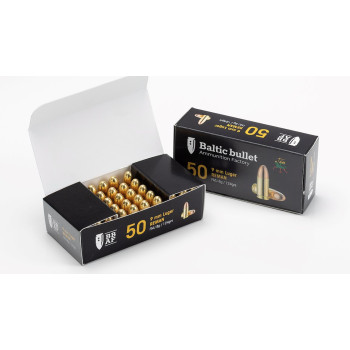 BBAF 9x19mm, 124gr, FMJ,   1'000 Schuss