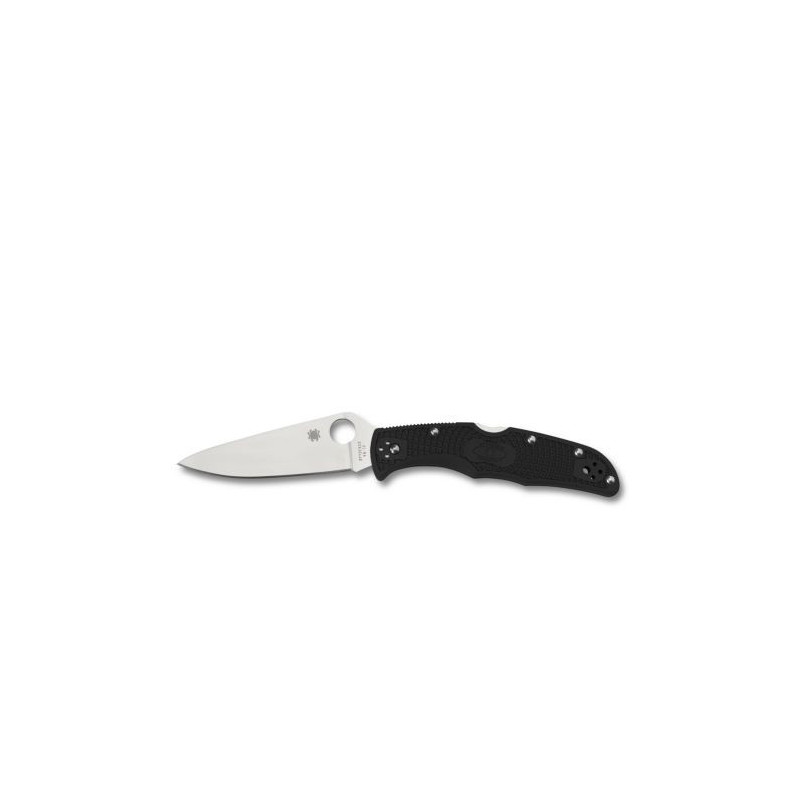 Spyderco Endura 4 Full-Flat Ground Schwarz