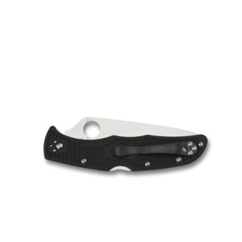 Spyderco Endura 4 Full-Flat Ground Schwarz