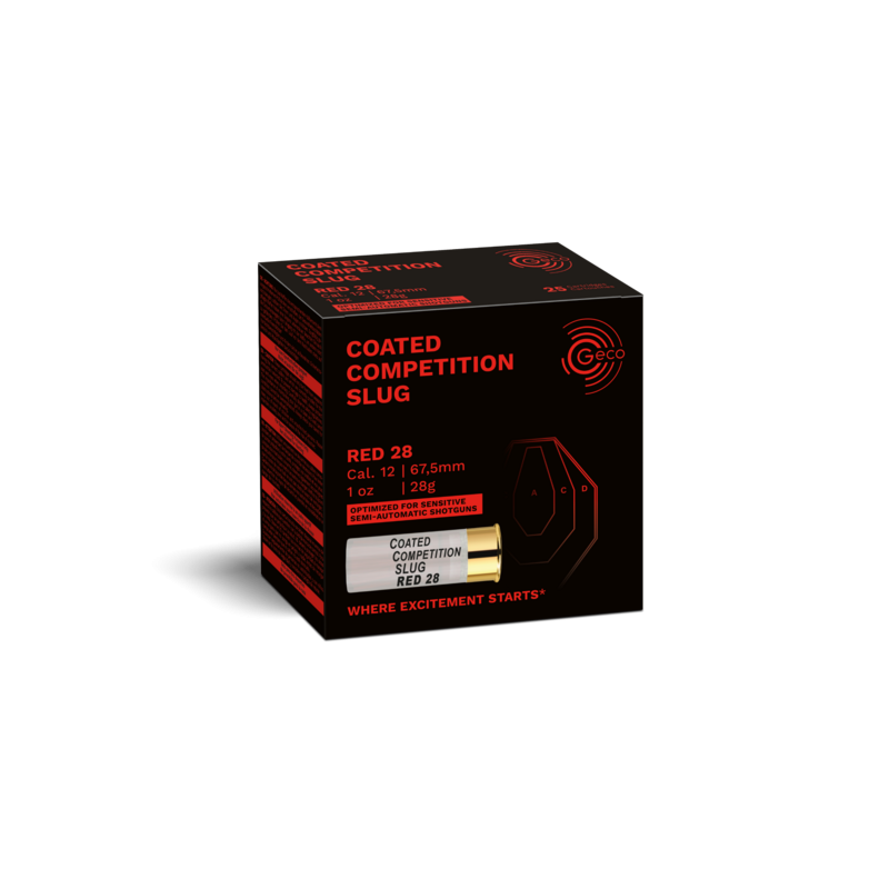 GECO 12/67.5 Competion CCS Slug RED 28 g, 25Schuss