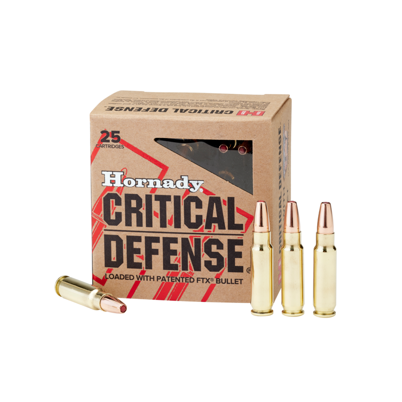 HORNADY CRITICAL DEFENSE RIFLE 223 REM 73 GR FTX (20Schuss)