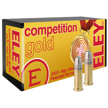 ELEY Competition Gold Kal. .22LR, 40grs  Pack à 50 Schuss