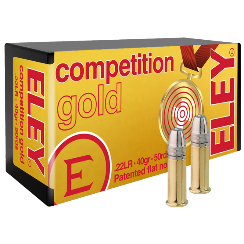 ELEY Competition Gold Kal. .22LR, 40grs  Pack à 50 Schuss